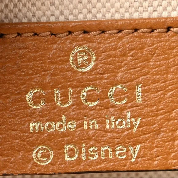 Gucci X DISNEY Mini Vintage GG Supreme Monogram Mickey Mouse Round Shoulder Bag - Picture 6 of 6